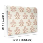 Antonina Vella Souci - Rose Wallpaper | Buy Online Antonina Vella Souci wallpaper, color Rose, SKU VP1434