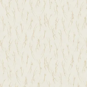 Antonina Vella Sprigs wallpaper, color Cream & Gold, SKU MD7192
