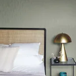Antonina Vella Sprigs wallpaper, color Eucalyptus & Silver, SKU MD7194