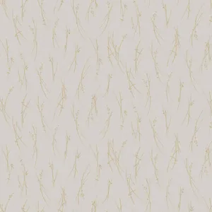 Antonina Vella Sprigs wallpaper, color Light Grey & Gold, SKU MD7191