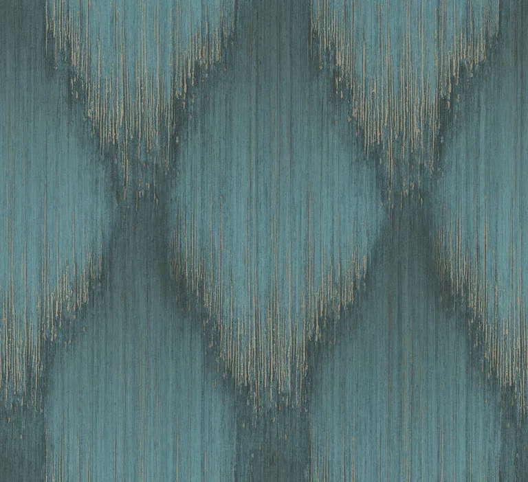 Antonina Vella Starfall wallpaper, color Teal, SKU MA35806