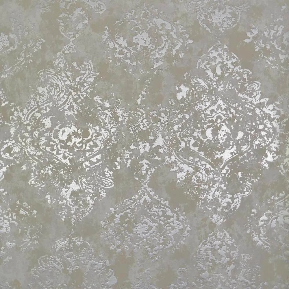 Antonina Vella Stargazer wallpaper, color White & Silver, SKU NW3568