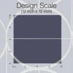 Antonina Vella Sun Circles wallpaper, color Blue & Silver, SKU MD7204