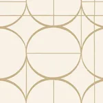Antonina Vella Sun Circles - Cream & Gold Wallpaper | Buy Online Antonina Vella Sun Circles wallpaper, color Cream & Gold, SKU MD7202