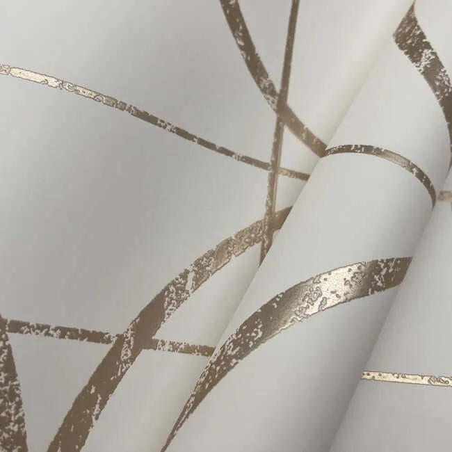 Antonina Vella Sun Circles - Cream & Gold Wallpaper | Buy Online Antonina Vella Sun Circles wallpaper, color Cream & Gold, SKU MD7202