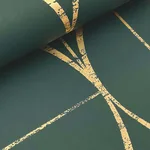 Antonina Vella Sun Circles - Emerald & Gold Wallpaper | Buy Online Antonina Vella Sun Circles wallpaper, color Emerald & Gold, SKU MD7203