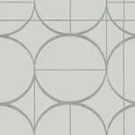 Antonina Vella Sun Circles - Fog & Silver Wallpaper | Buy Online Antonina Vella Sun Circles wallpaper, color Fog & Silver, SKU MD7205