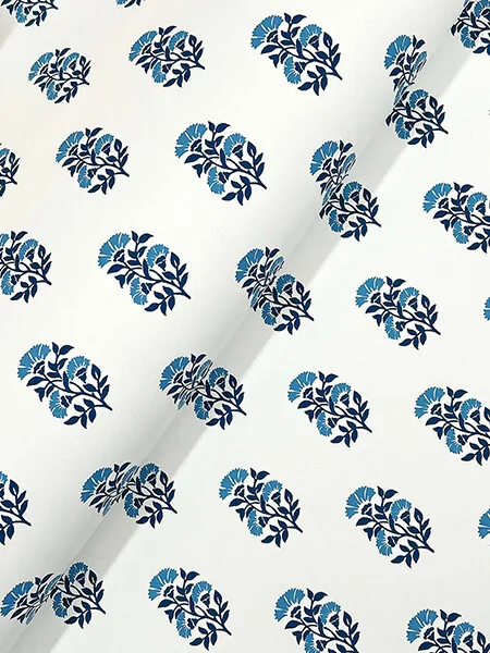 Antonina Vella Sylvie wallpaper, color Indigo, SKU VP1384