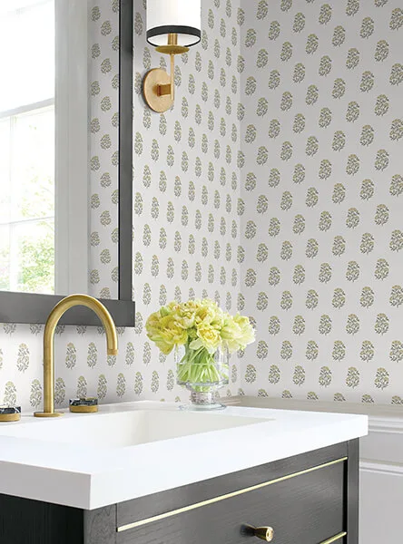 Antonina Vella Sylvie wallpaper, color Beige & Taupe, SKU VP1382