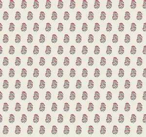 Antonina Vella Sylvie wallpaper, color Red & Charcoal, SKU VP1381