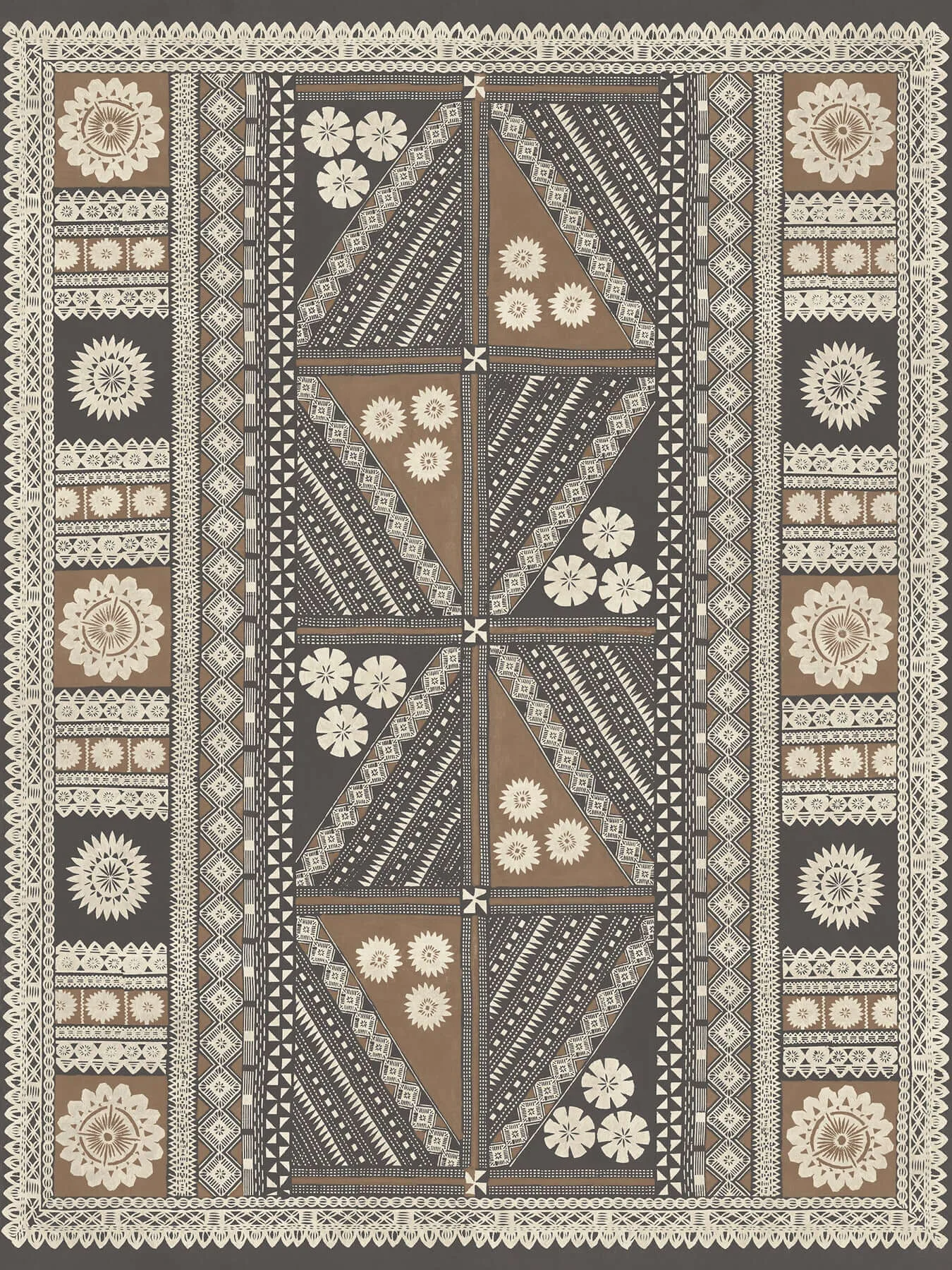 Antonina Vella Tapa Mural wallpaper, color Sienna, SKU AB3057M