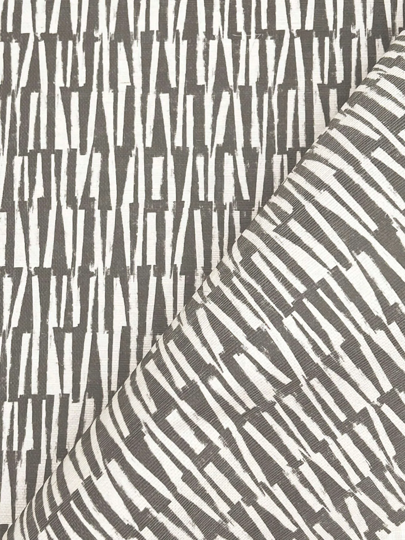 Antonina Vella Thatched - Black Wallpaper | Buy Online Antonina Vella Thatched wallpaper, color Black, SKU AB3042