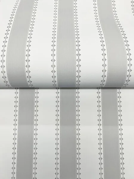 Antonina Vella Tilford wallpaper, color Grey & White, SKU VP1373