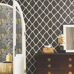 Antonina Vella Tonga - Black & White Wallpaper | Buy Online Antonina Vella Tonga wallpaper, color Black & White, SKU AB3121