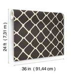 Antonina Vella Tonga - Black & White Wallpaper | Buy Online Antonina Vella Tonga wallpaper, color Black & White, SKU AB3121
