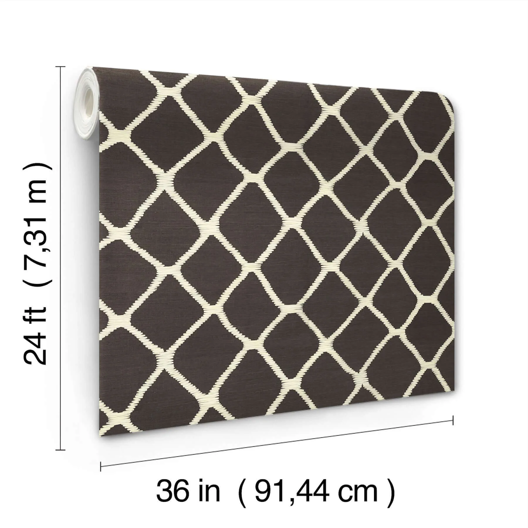 Antonina Vella Tonga - Black & White Wallpaper | Buy Online Antonina Vella Tonga wallpaper, color Black & White, SKU AB3121