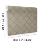 Antonina Vella Tonga - Taupe Wallpaper | Buy Online Antonina Vella Tonga wallpaper, color Taupe, SKU AB3123
