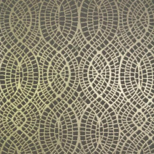 Antonina Vella Tortoise wallpaper, color Taupe & Gold, SKU NW3559