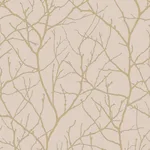 Antonina Vella Trees Silhouette - Beige & Gold Wallpaper | Buy Online Antonina Vella Trees Silhouette wallpaper, color Beige & Gold, SKU MD7122