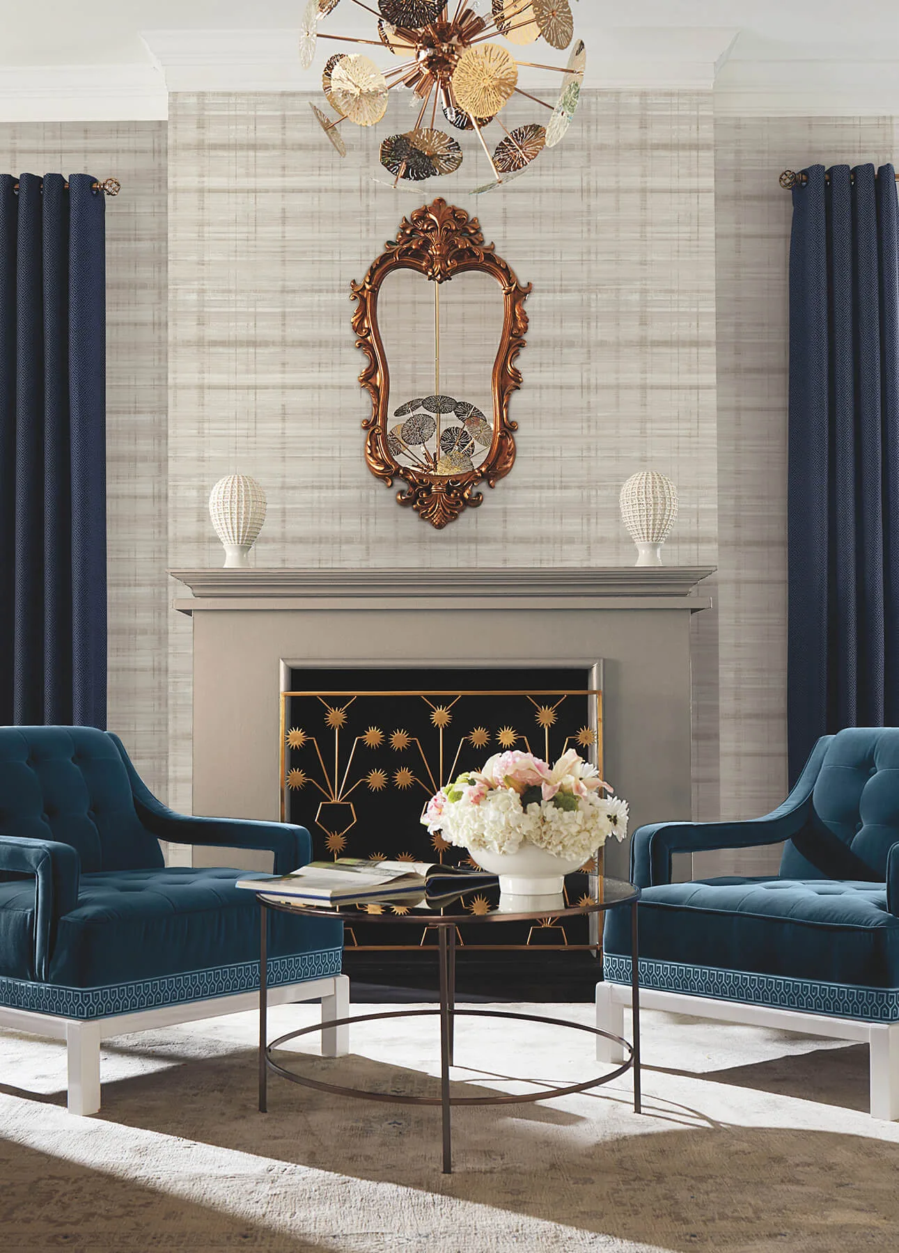 Antonina Vella Vanishing Point wallpaper, color Neutral, SKU LL3247