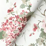 Antonina Vella Veiled Garden - Pink Wallpaper | Buy Online Antonina Vella Veiled Garden wallpaper, color Pink, SKU LL3231