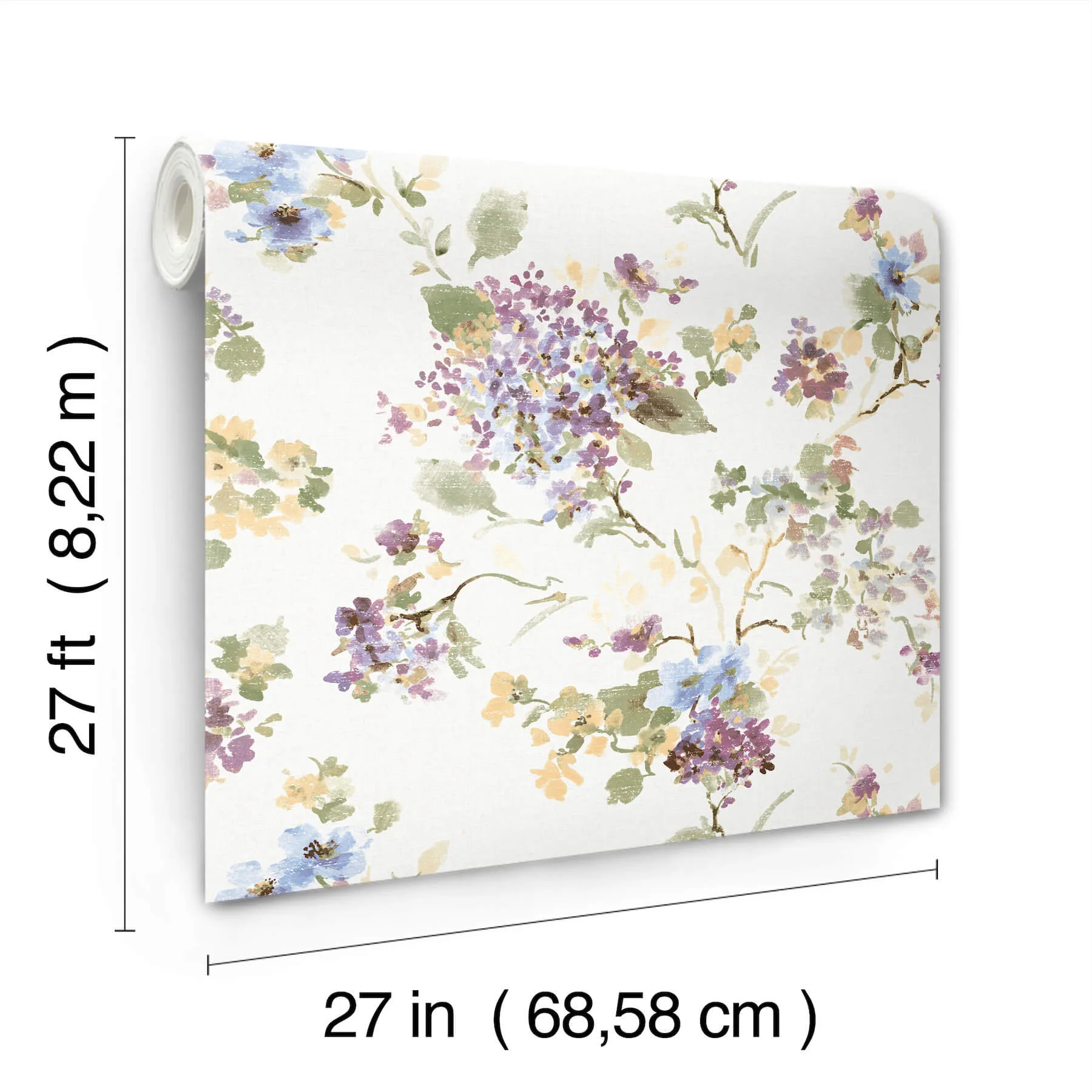 Antonina Vella Veiled Garden - Plum Wallpaper | Buy Online Antonina Vella Veiled Garden wallpaper, color Plum, SKU LL3232