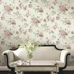 Antonina Vella Veiled Garden - Rose Wallpaper | Buy Online Antonina Vella Veiled Garden wallpaper, color Rose, SKU LL3230