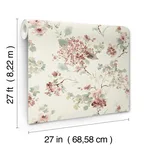 Antonina Vella Veiled Garden - Rose Wallpaper | Buy Online Antonina Vella Veiled Garden wallpaper, color Rose, SKU LL3230