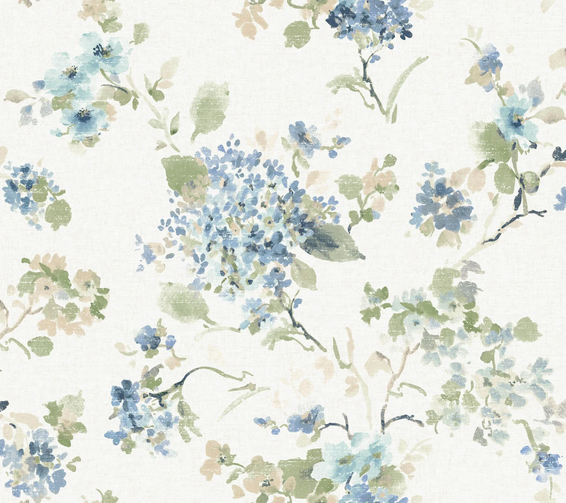 Antonina Vella Veiled Garden wallpaper, color Sky Blue, SKU LL3229