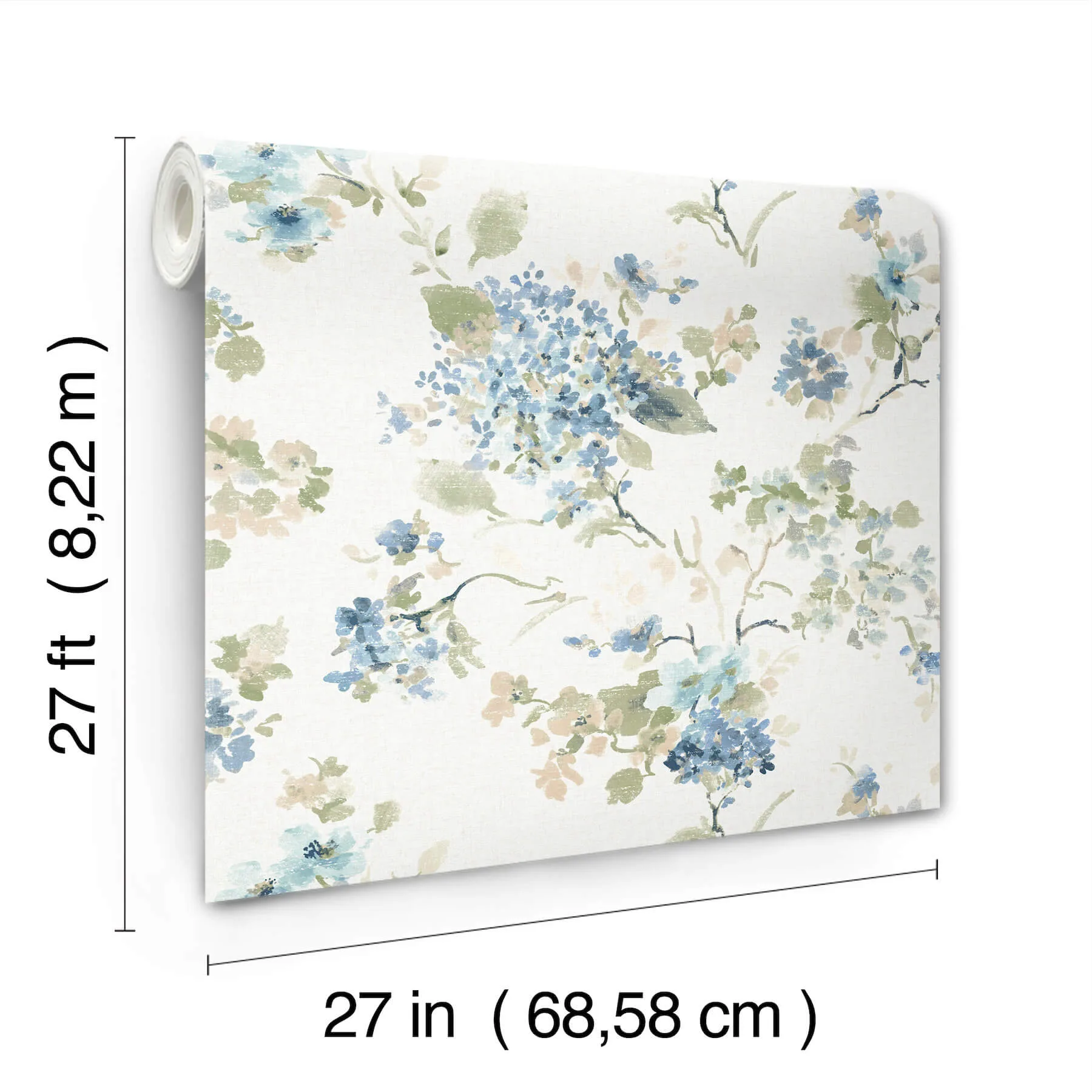 Antonina Vella Veiled Garden - Sky Blue Wallpaper | Buy Online Antonina Vella Veiled Garden wallpaper, color Sky Blue, SKU LL3229