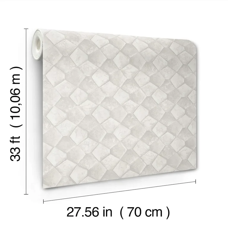 Antonina Vella Waterford wallpaper, color Dove, SKU MA34906