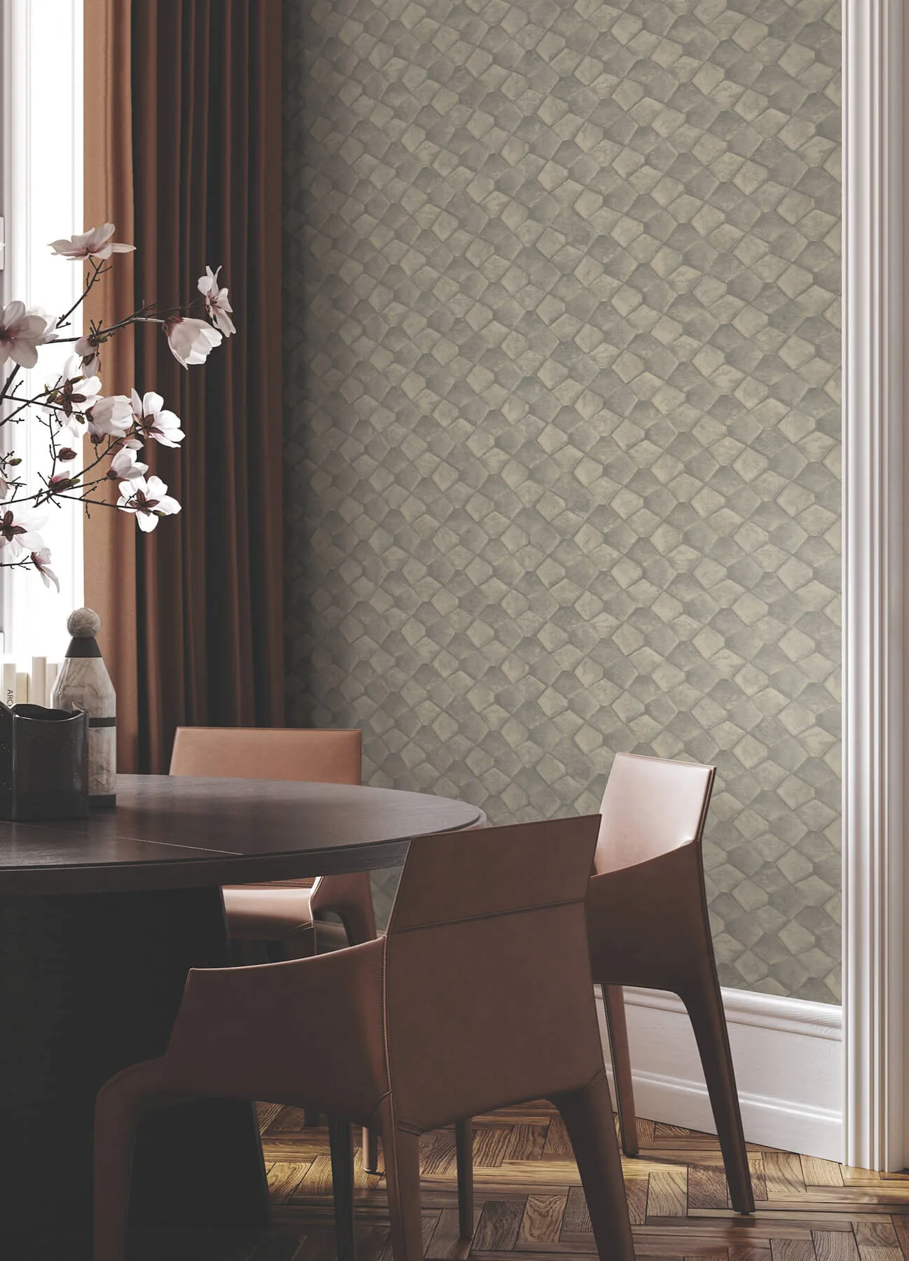Antonina Vella Waterford wallpaper, color Gold, SKU MA34909