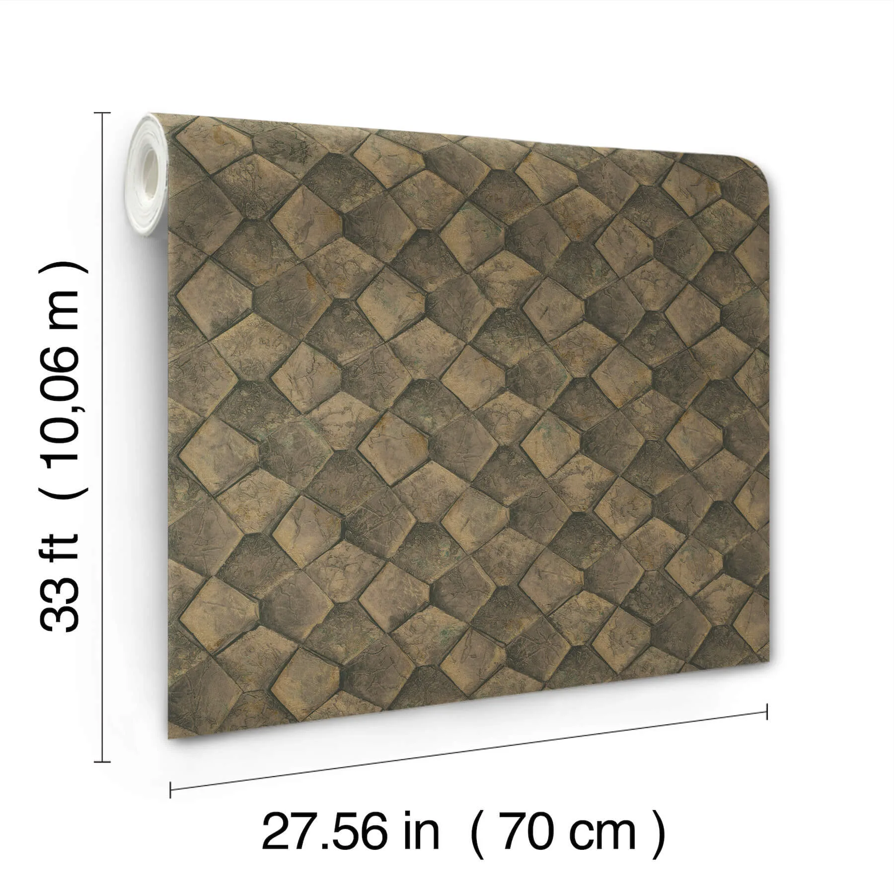 Antonina Vella Waterford - Gold Wallpaper | Buy Online Antonina Vella Waterford wallpaper, color Gold, SKU MA34909