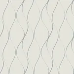 Antonina Vella Wavy Stripe - Off White & Silver Metallic Wallpaper | Buy Online Antonina Vella Wavy Stripe wallpaper, color Off White & Silver Metallic, SKU Y6201401