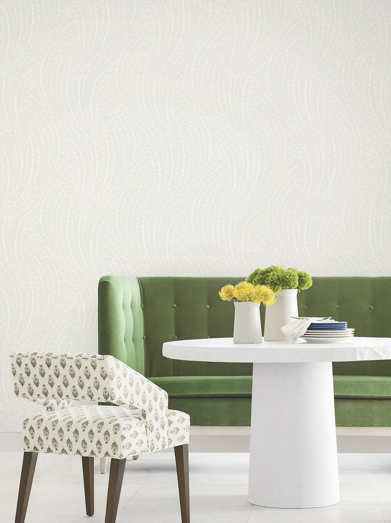 Antonina Vella Willow Song - Dove Wallpaper | Buy Online Antonina Vella Willow Song wallpaper, color Dove, SKU LL3222