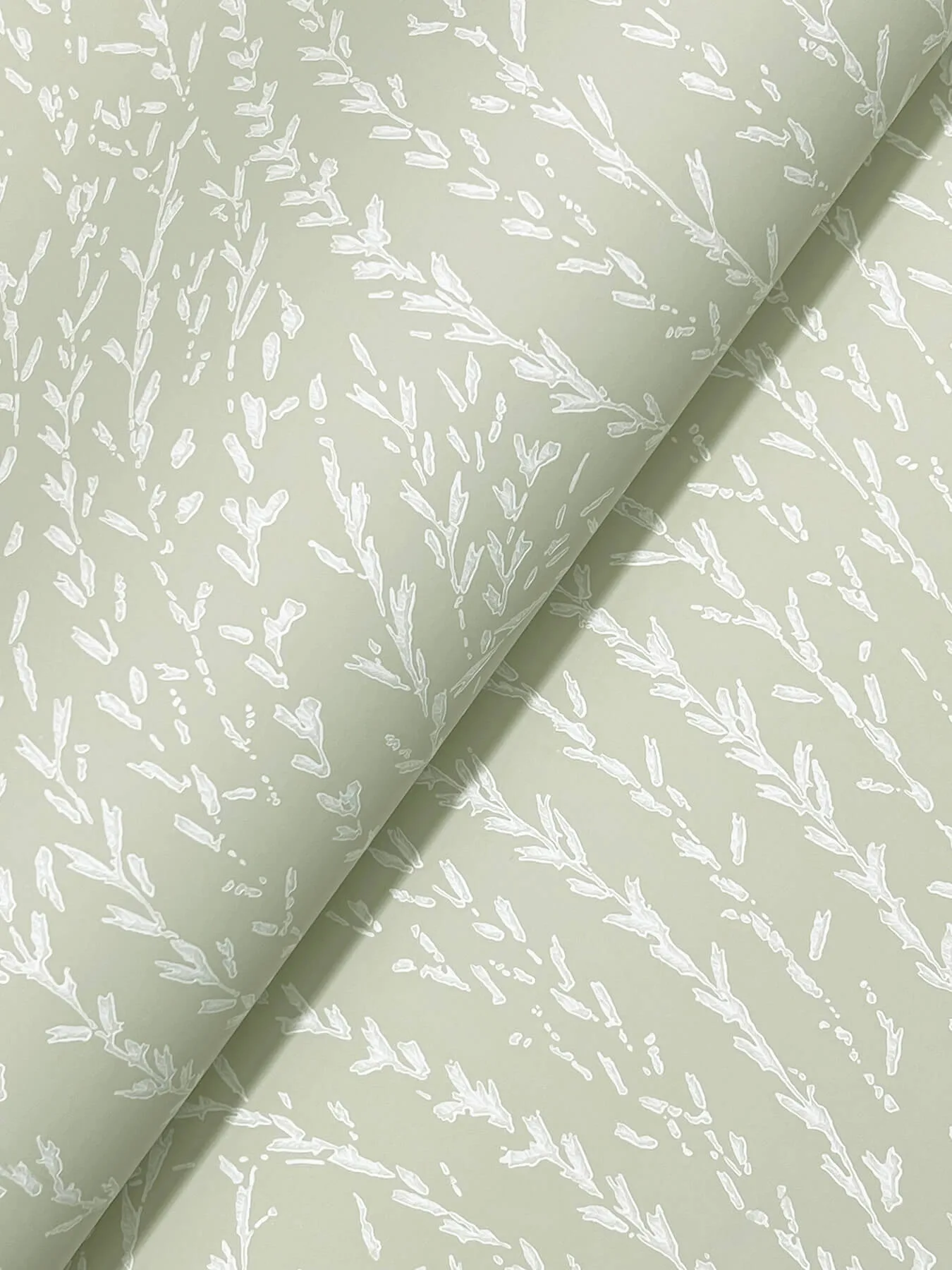 Antonina Vella Willow Song wallpaper, color Sage, SKU LL3221