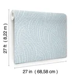 Antonina Vella Willow Song - Sky Blue Wallpaper | Buy Online Antonina Vella Willow Song wallpaper, color Sky Blue, SKU LL3223