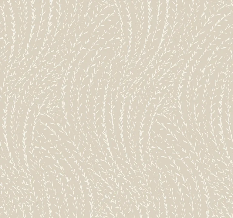 Antonina Vella Willow Song wallpaper, color Taupe, SKU LL3218