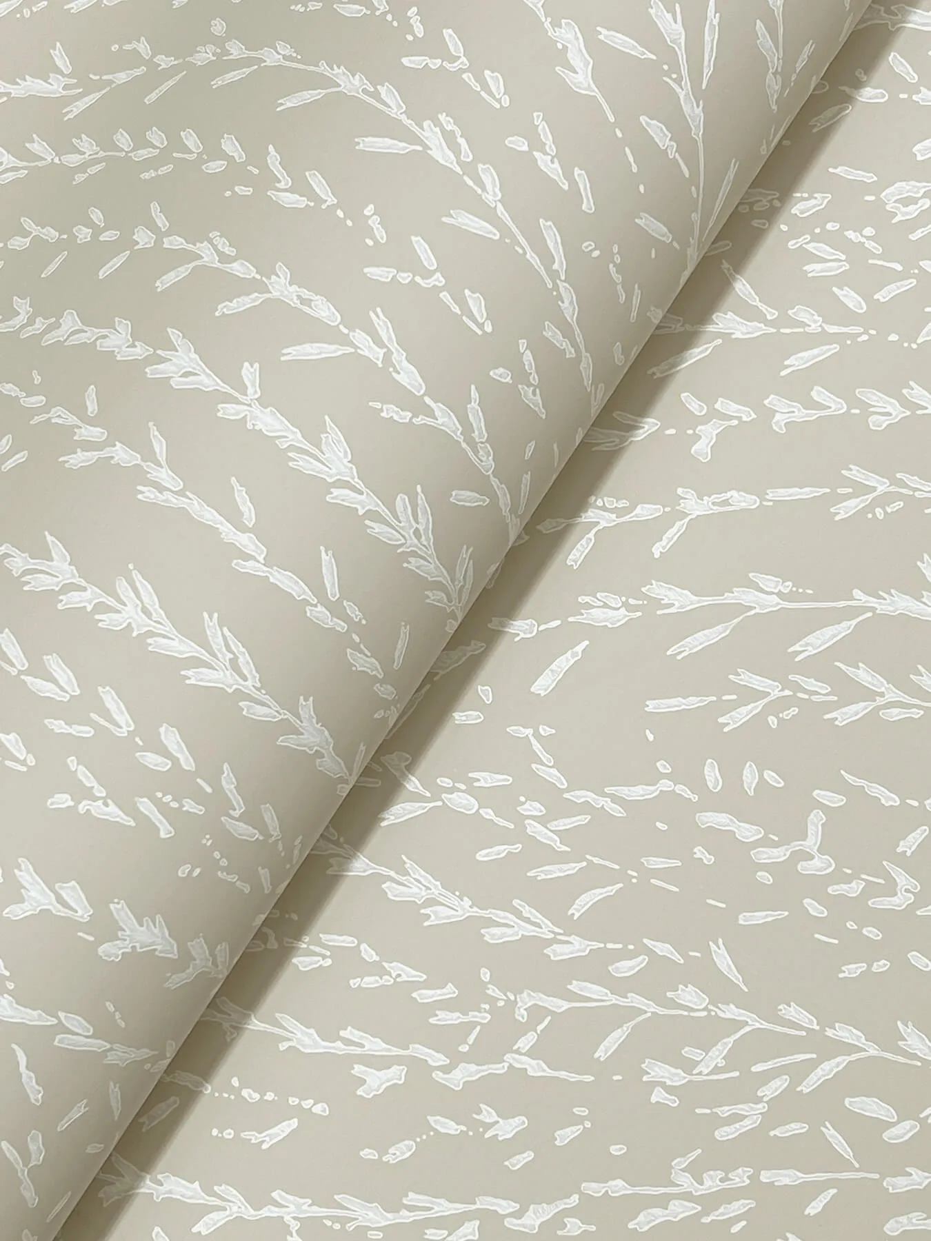 Antonina Vella Willow Song - Taupe Wallpaper | Buy Online Antonina Vella Willow Song wallpaper, color Taupe, SKU LL3218