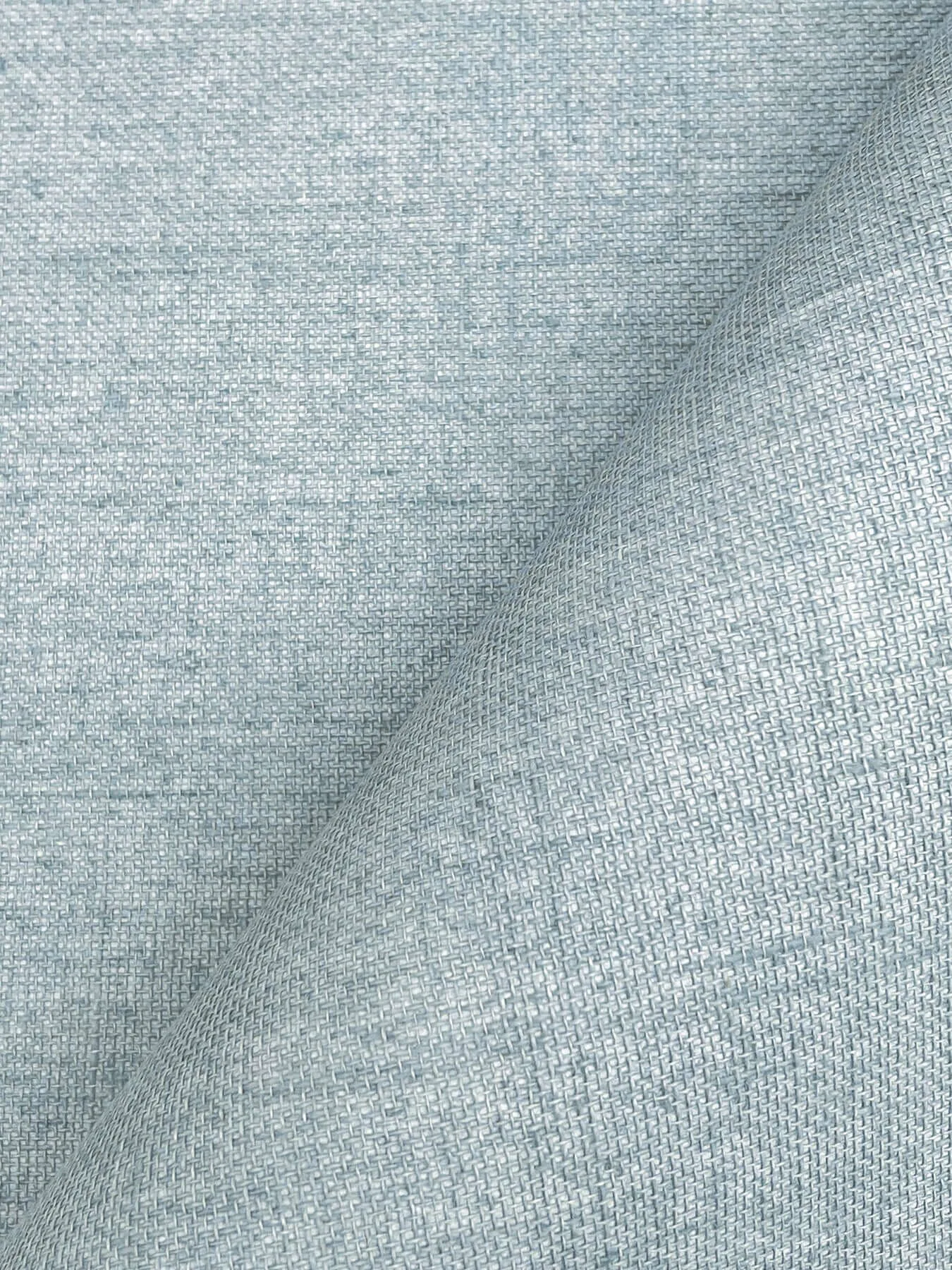 Antonina Vella Woven Linen wallpaper, color Sky Blue, SKU AB1805
