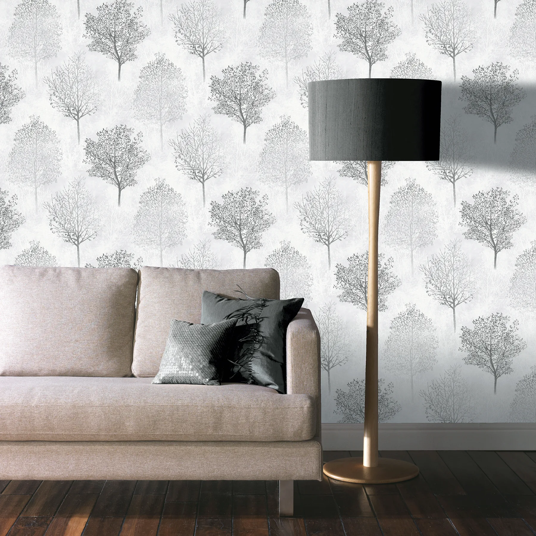 Arthouse Agatha - Black Wallpaper | Buy Online Arthouse Agatha wallpaper, color Black, SKU AH256701