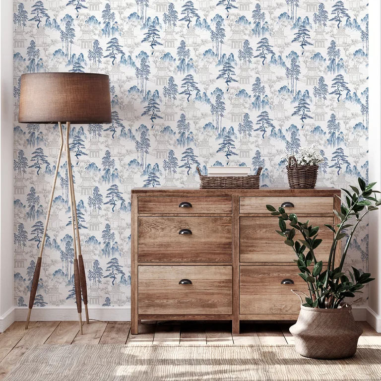Arthouse Akio wallpaper, color Blue, SKU AH924803