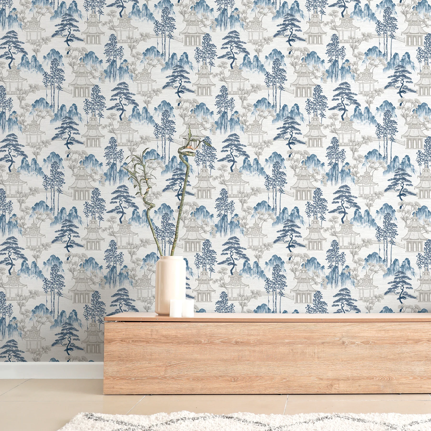 Arthouse Akio - Blue Wallpaper | Buy Online Arthouse Akio wallpaper, color Blue, SKU AH924803