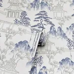 Arthouse Akio - Blue Wallpaper | Buy Online Arthouse Akio wallpaper, color Blue, SKU AH924803