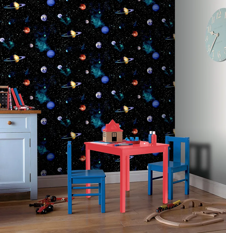 Arthouse Albert - Black Wallpaper | Buy Online Arthouse Albert wallpaper, color Black, SKU AH668100