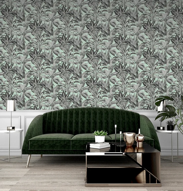 Arthouse Alice wallpaper, color Mint, SKU AH909500