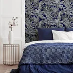 Arthouse Alice - Navy Wallpaper | Buy Online Arthouse Alice wallpaper, color Navy, SKU AH909501