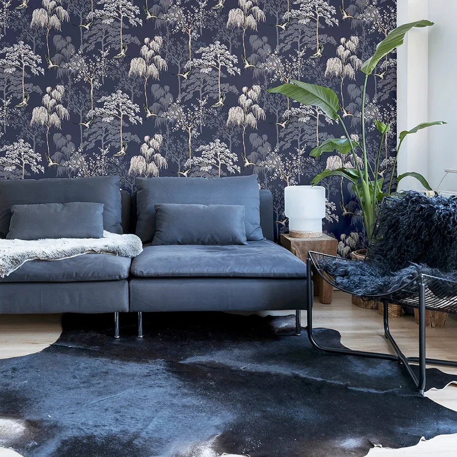 Arthouse Asuka - Blue Wallpaper | Buy Online Arthouse Asuka wallpaper, color Blue, SKU AH908106