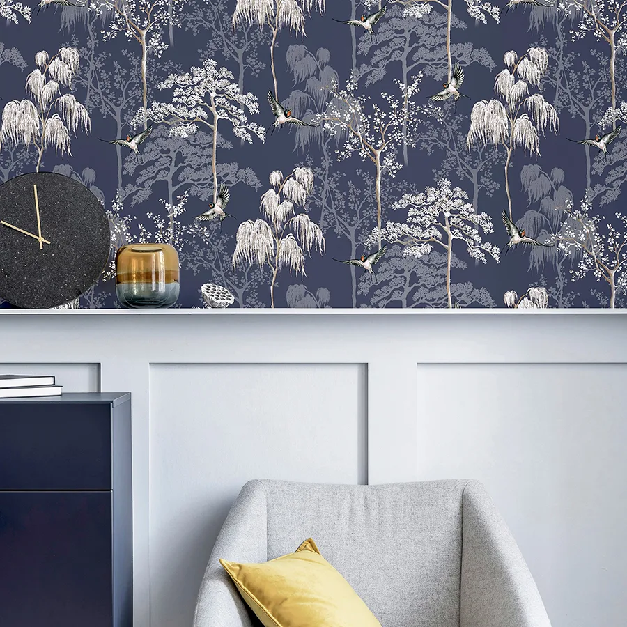 Arthouse Asuka - Blue Wallpaper | Buy Online Arthouse Asuka wallpaper, color Blue, SKU AH908106