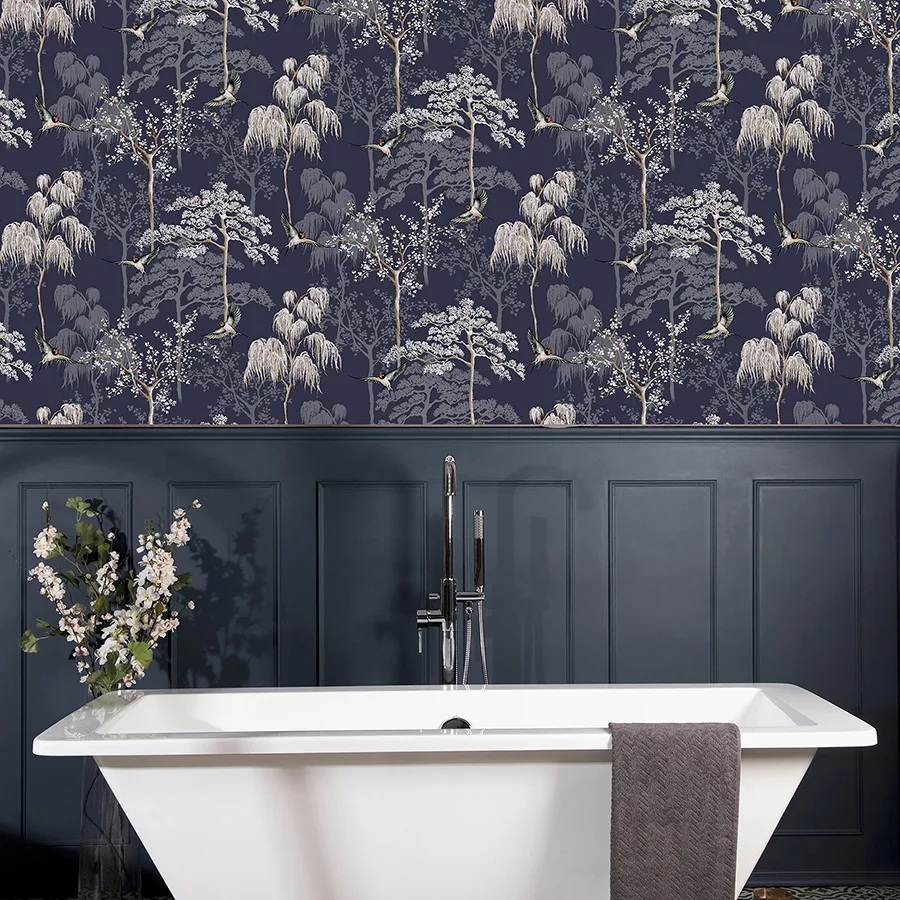 Arthouse Asuka - Blue Wallpaper | Buy Online Arthouse Asuka wallpaper, color Blue, SKU AH908106